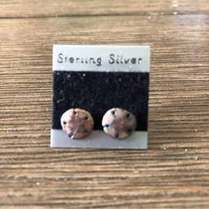 Sterling Silver tiny sand dollar stud earrings